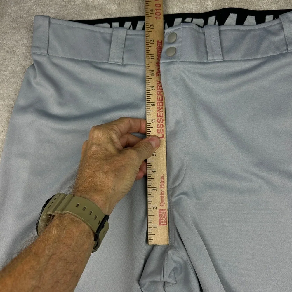 Nike Side Stripe Baseball Pants XL Grey Dri-FIT Swingman Sportswear Athletic